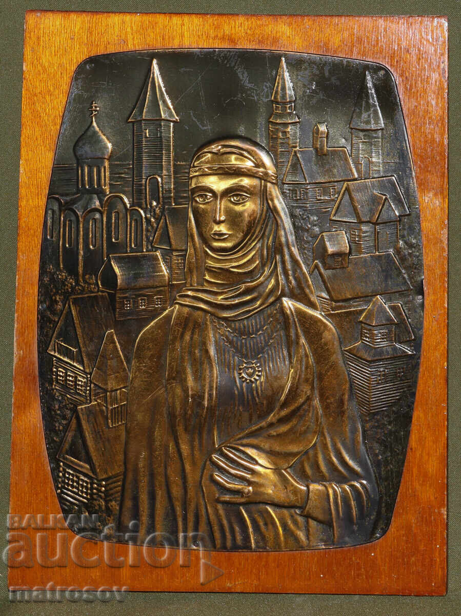 Russian honey plaque, souvenir