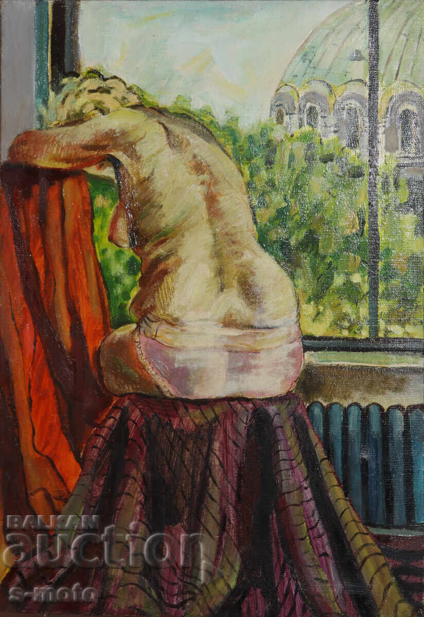 Ελαιογραφία γυμνό σώμα εσωτερικό