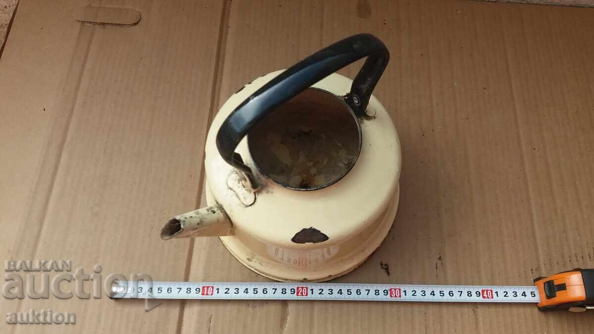 Доставка на ЕМАЙЛИРАН СОЦ. ЧАЙНИК - ЗА ДЕКОРАЦИЯ