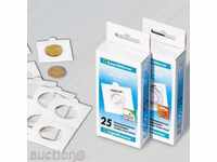 Coin Holders - "LEUCHTTURM" - 25 pieces per pack, 22.5mm