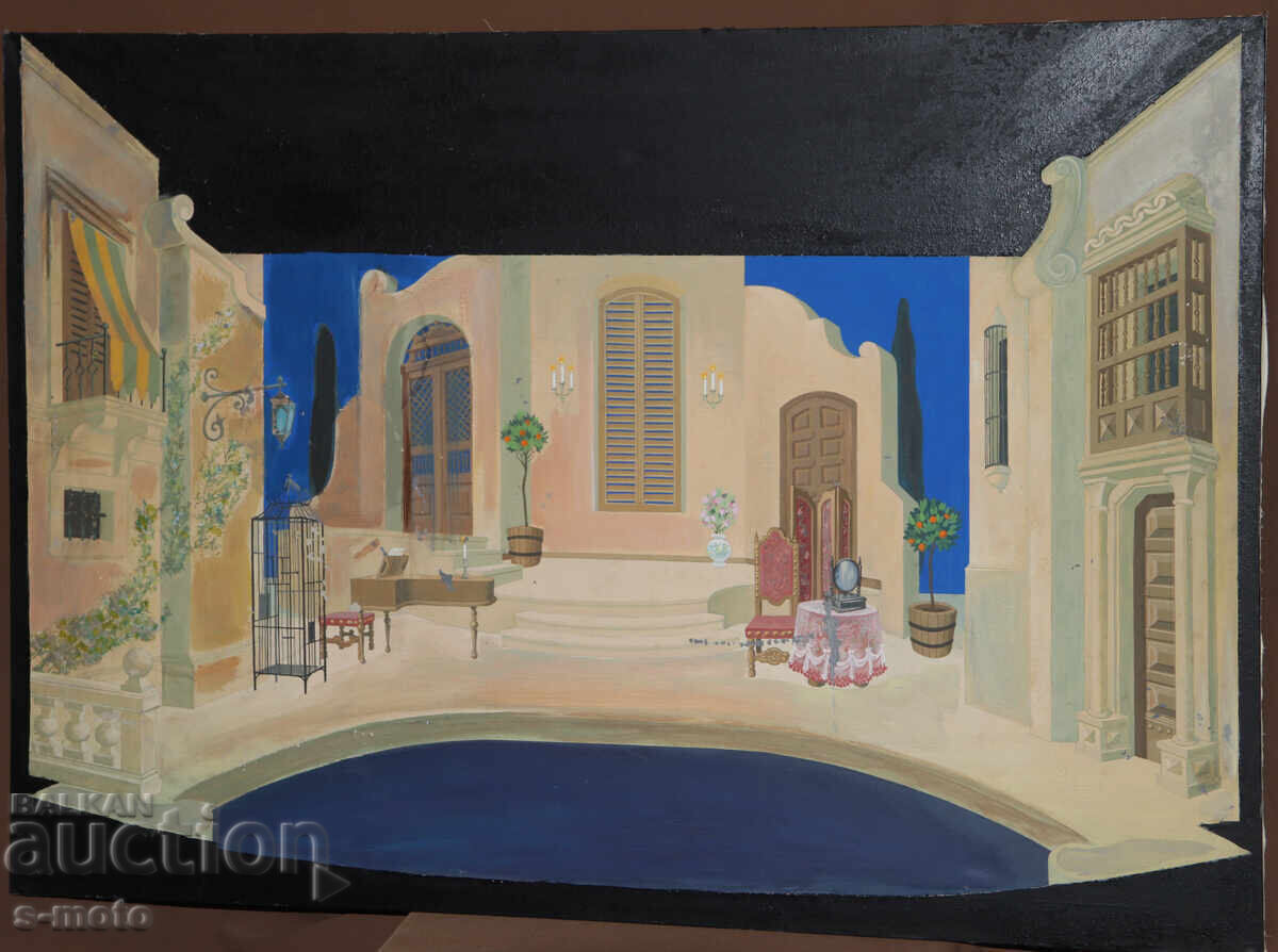 Licitație Ivan Savov /1944 - 2023 / vopsele tempera interior