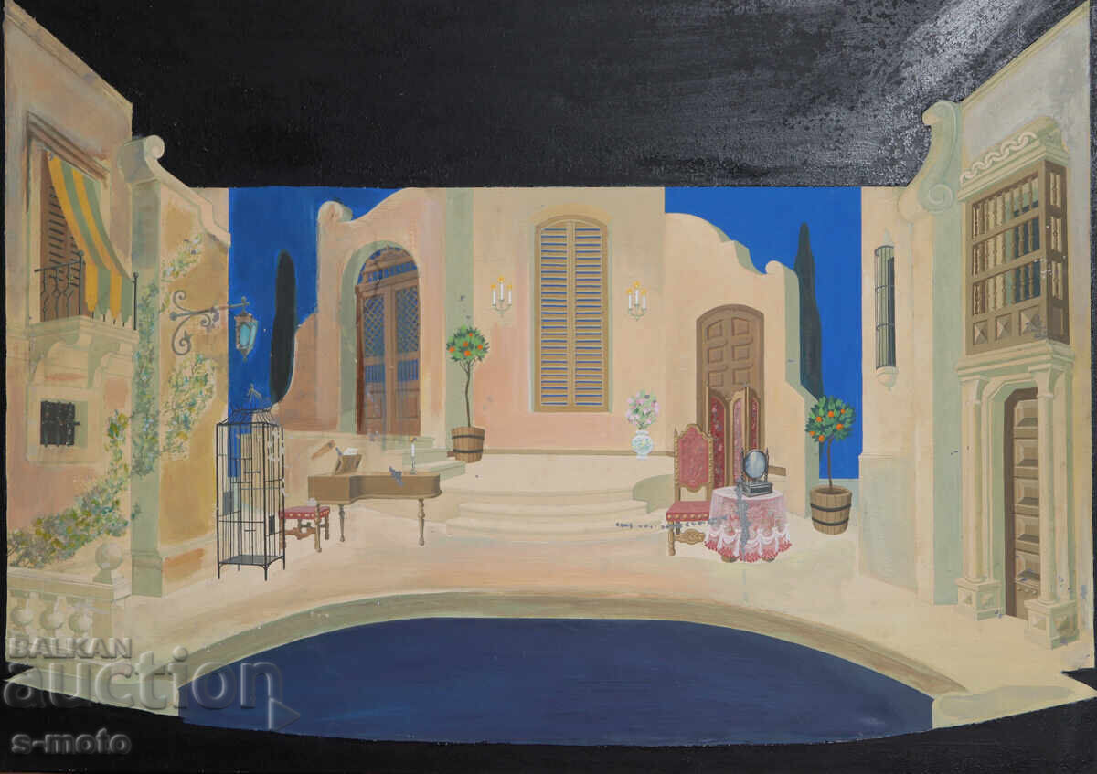 Ιβάν Σάβοφ /1944 - 2023 / τέμπερες εσωτερικού χώρου