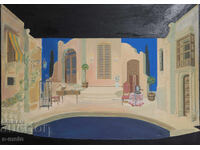 Ivan Savov / 1944 - 2023 / Tempera paints interior