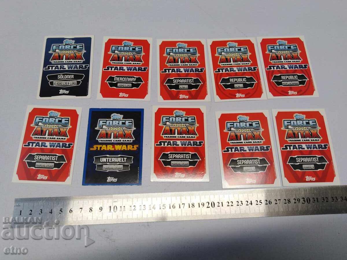 10 bucăți CĂRȚI "STAR WARS" 2010, IMAGINI cu preț 10.00 BGN | € 5.11