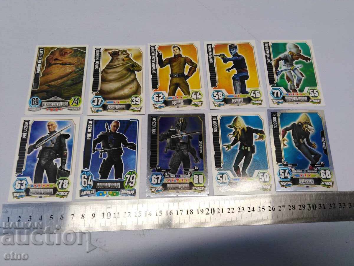 10 bucăți CĂRȚI "STAR WARS" 2010, IMAGINI