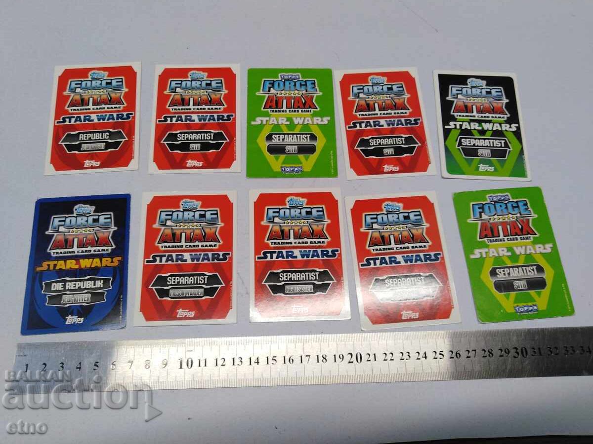 10 bucăți CĂRȚI "STAR WARS" 2010, IMAGINI cu preț 10.00 BGN | € 5.11