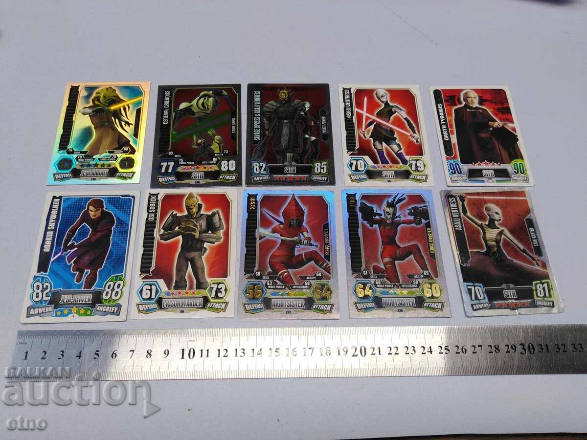 10 bucăți CĂRȚI "STAR WARS" 2010, IMAGINI