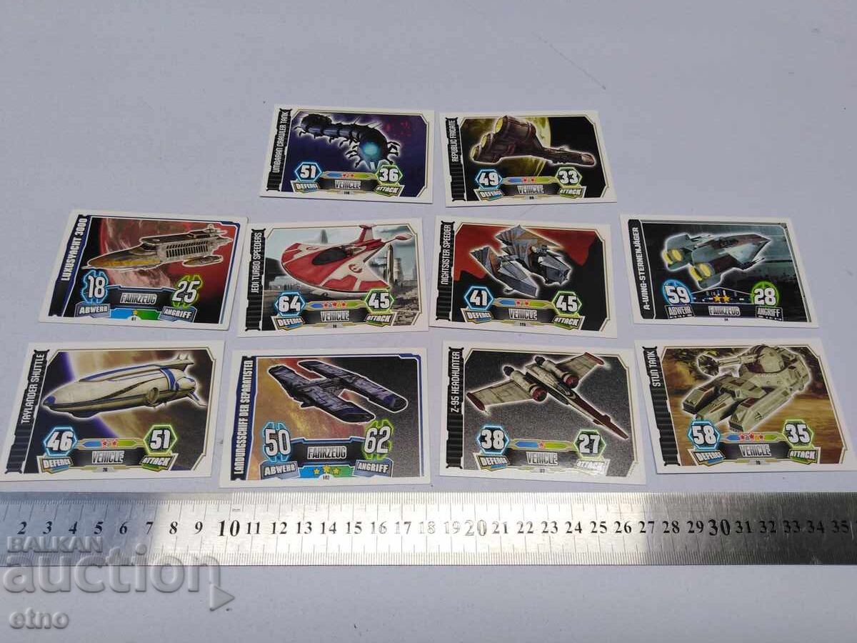 10 bucăți CĂRȚI "STAR WARS" 2010, IMAGINI