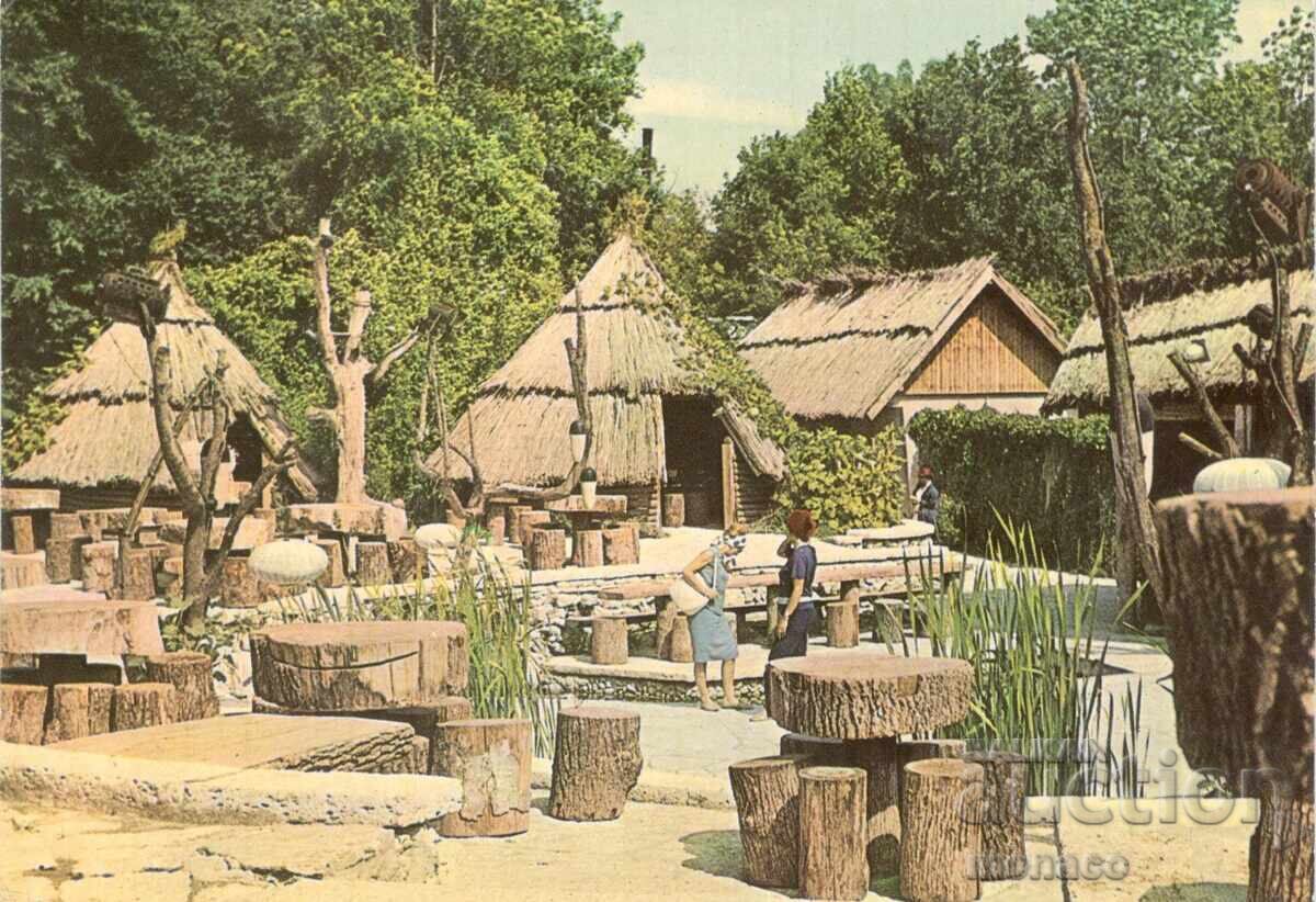 Стара картичка - Златни пясъци, рест. "Кошарите" Стара картичка - Златни пясъци, рест. "Кошарите"