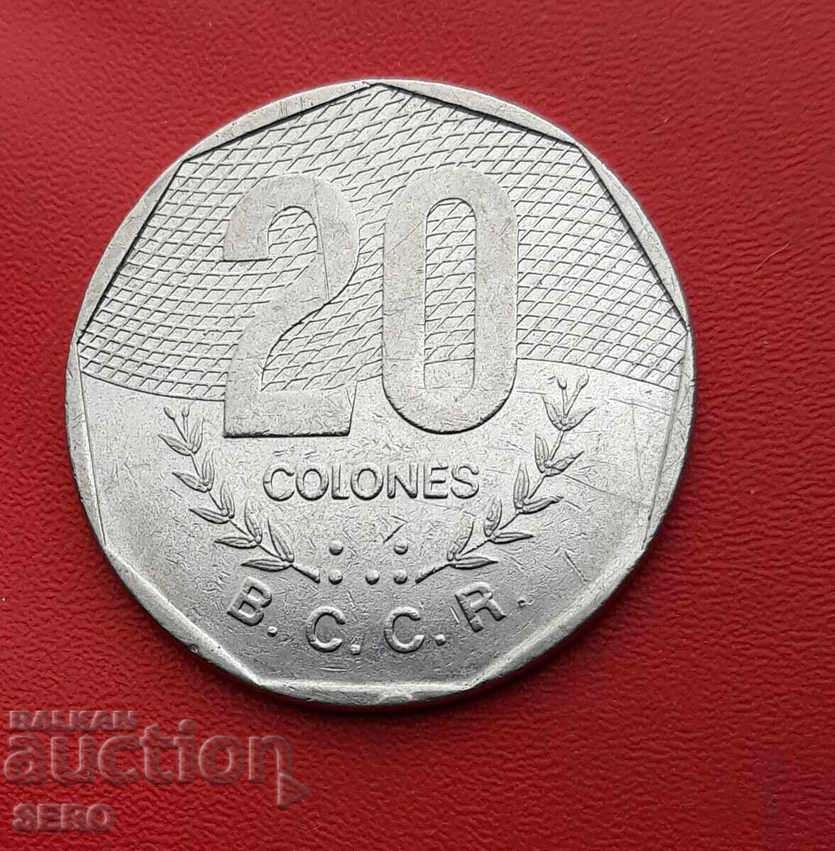 Κόστα Ρίκα - 20 κολόν 1983