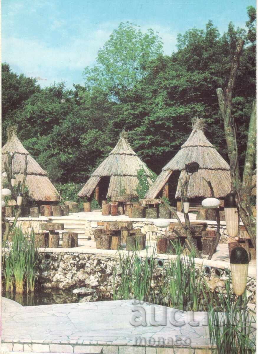 Παλιά καρτ ποστάλ - Χρυσή Άμμος, μπαρ "Κολίμπι"