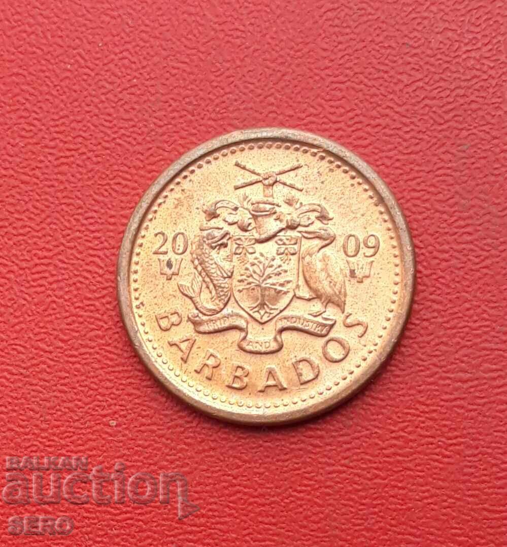 Νησί των Μπαρμπάντος-1 σεντ 2009 με τιμή 0.60 BGN | € 0.31