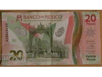 20 PESOS 2021, MEXICO - Polymer