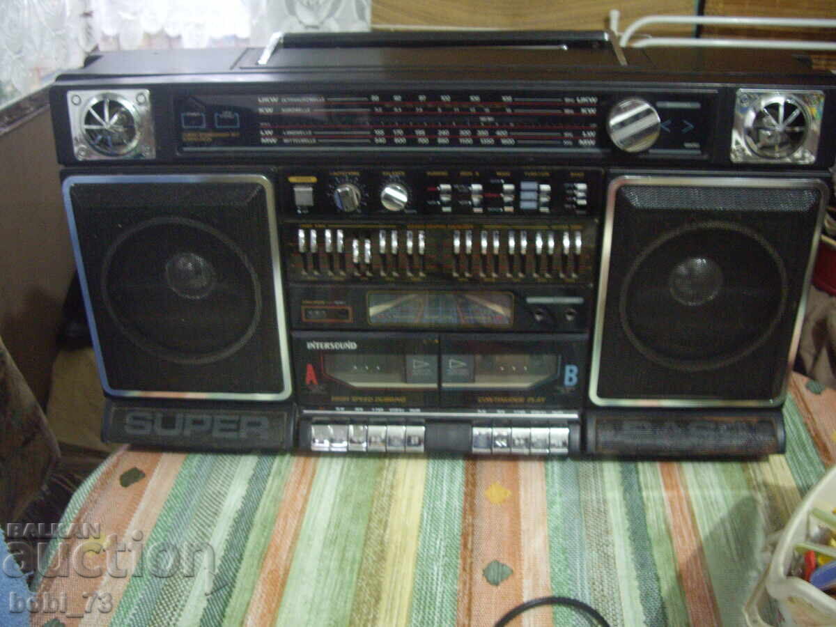 Radio cassette player "intersound" Radio cassette player "intersound"