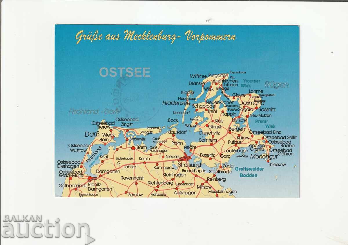 Γερμανία - Ταχυδρομημένοι Φάκελοι - 1 τμχ. - Μάρκα 1 DM