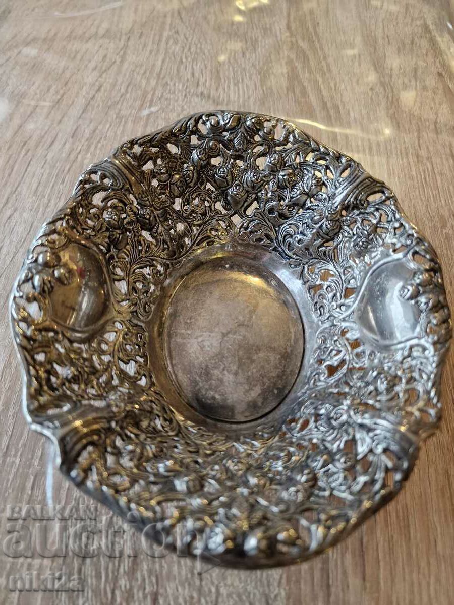 Metal bowl in Art Deco style - 5