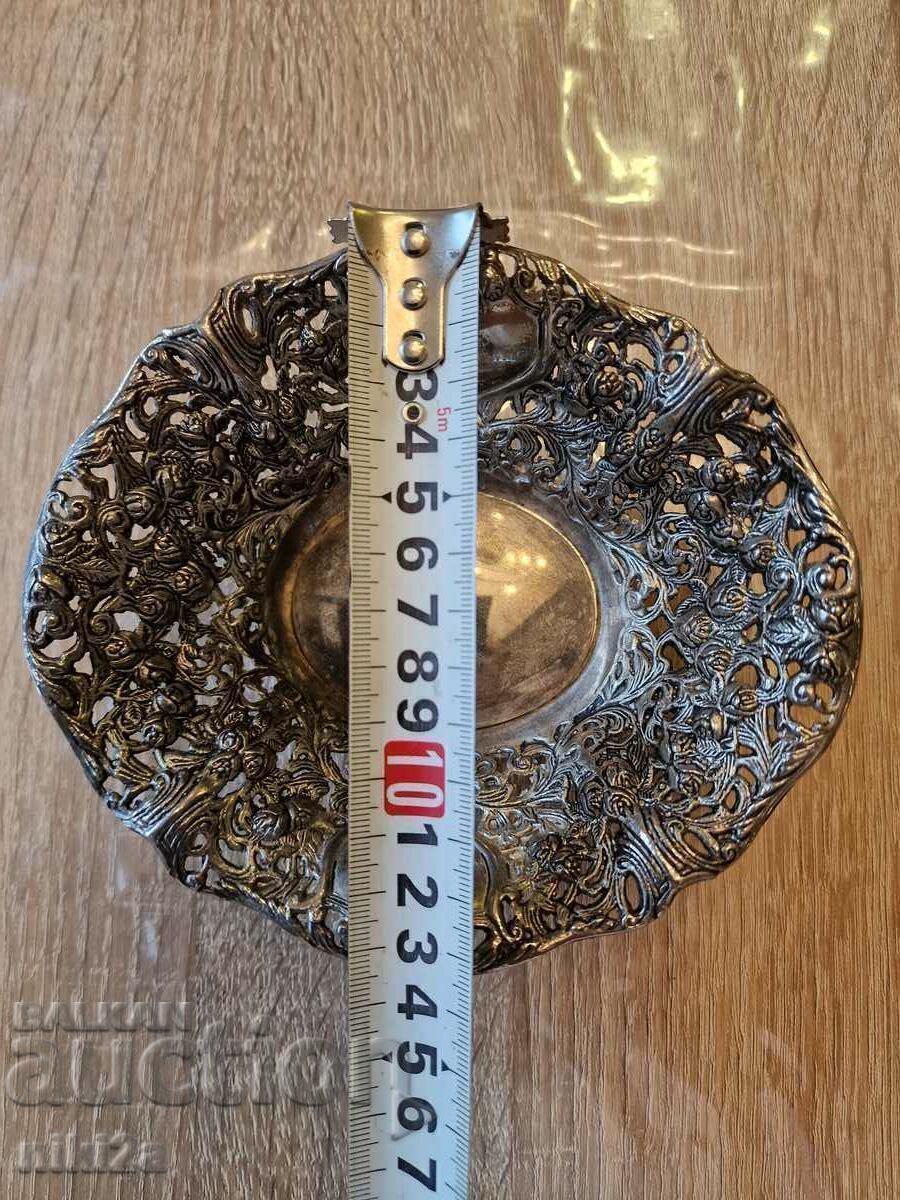Metal bowl in Art Deco style - 6