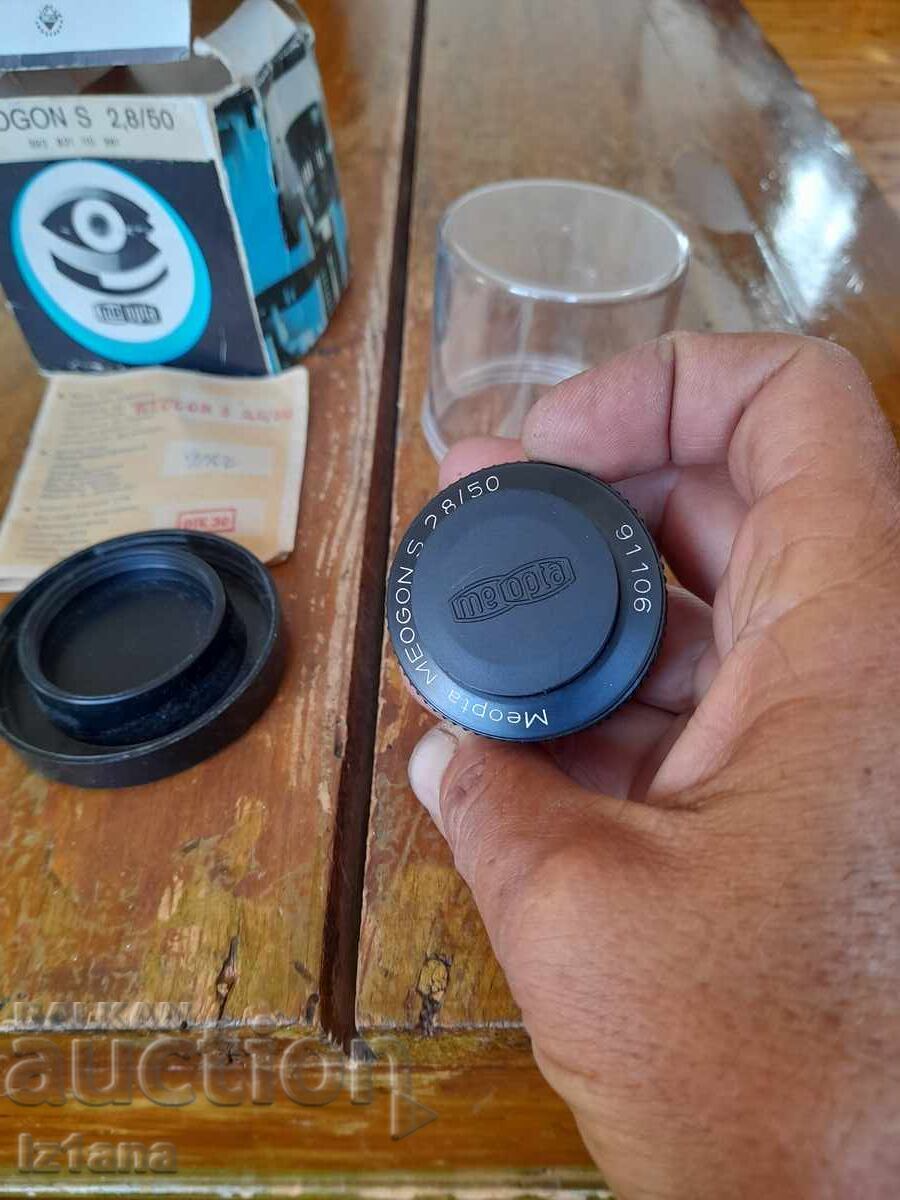 Παλιός φακός μικροσκοπίου Meopta Meogon S - 5 Παλιός φακός μικροσκοπίου Meopta Meogon S - 5