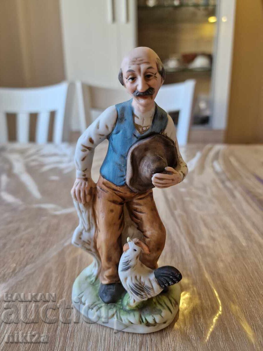 Bătrân cu o figurină de găină - 6 Bătrân cu o figurină de găină - 6