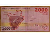 2000 FRANCI 2018, BURUNDI - UNC