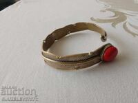 Brățară vintage indiană cu coral