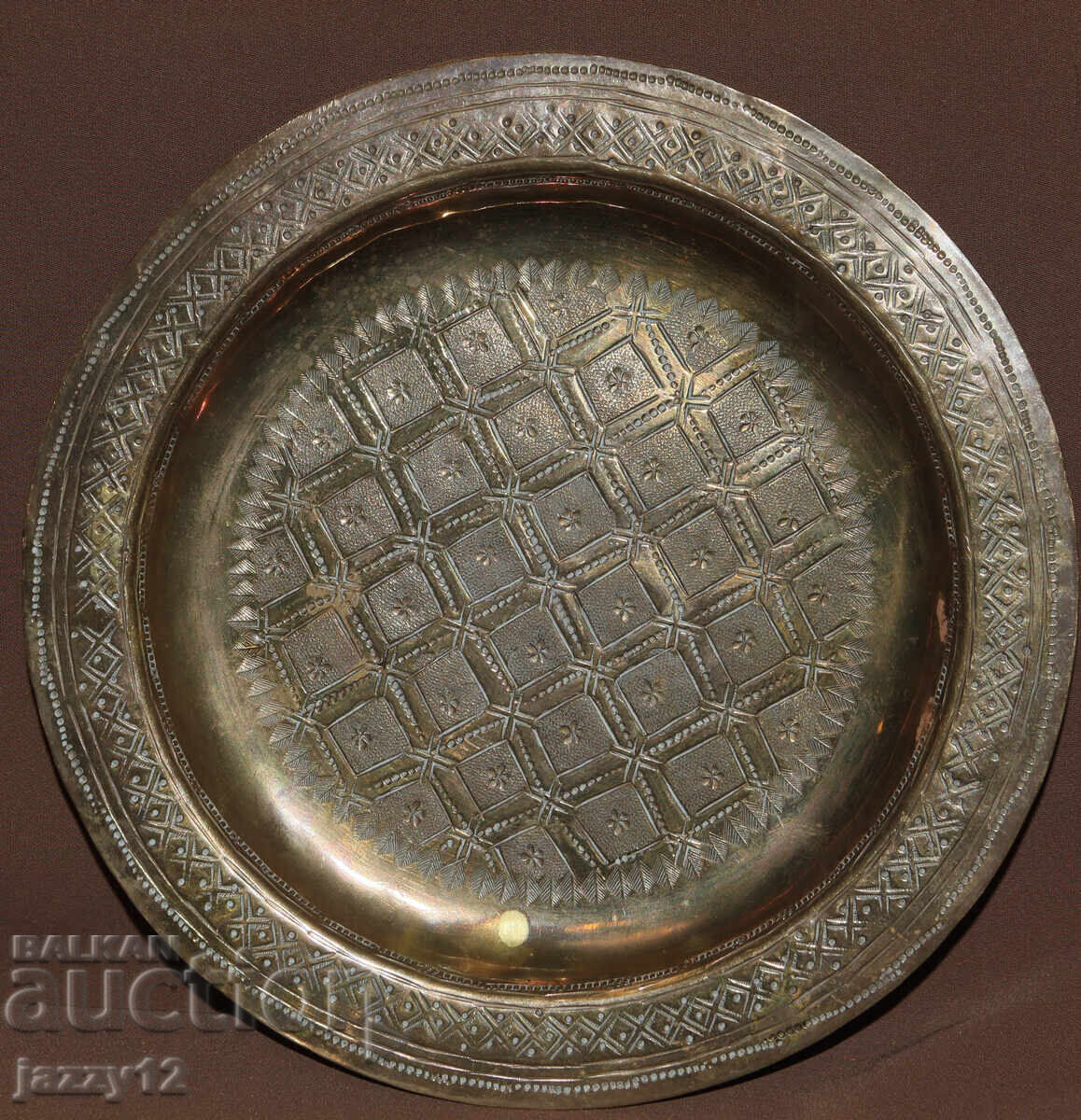 Brass plate wall decoration Islamic motifs with price 160.00 BGN | € 81.81