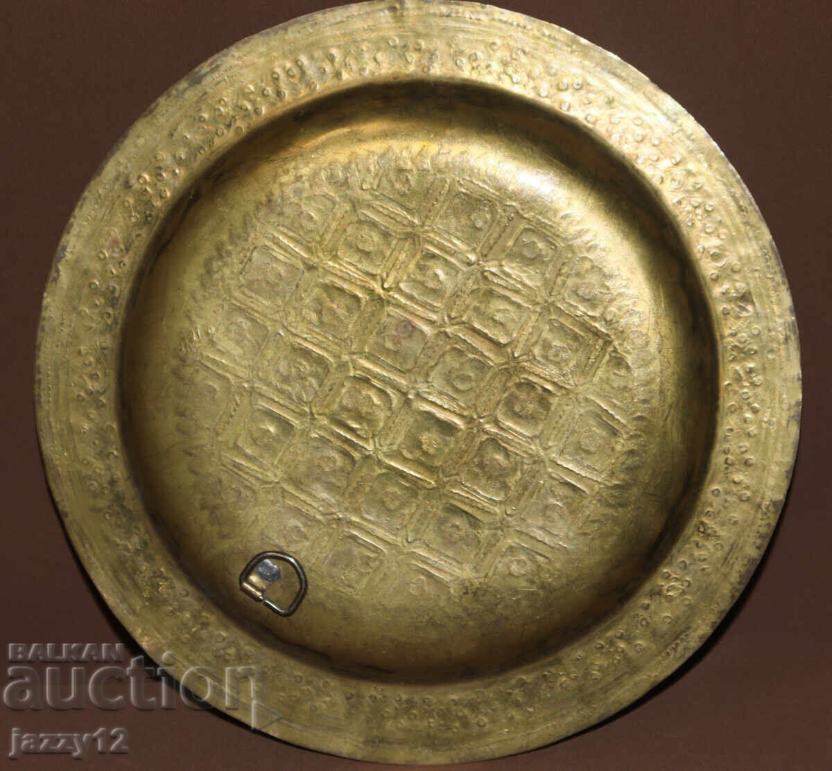 Brass plate wall decoration Islamic motifs - 6