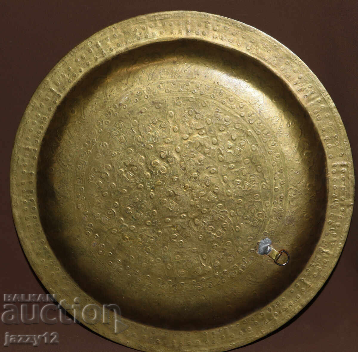 Delivery of Brass Plate Tray Wall Decoration Islamic Motifs