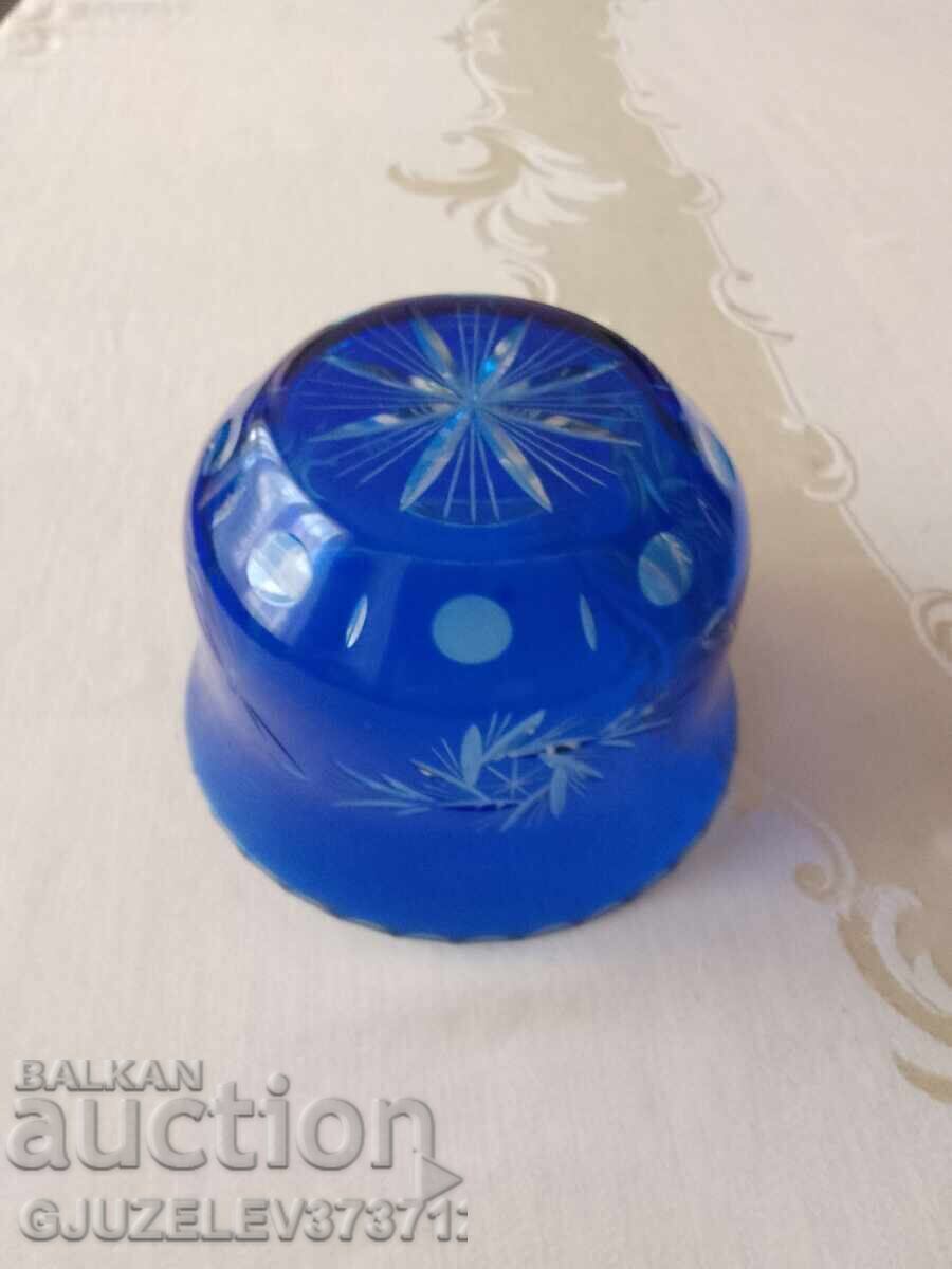 Licitație WMF - Veche bombonieră antică - metal cristal