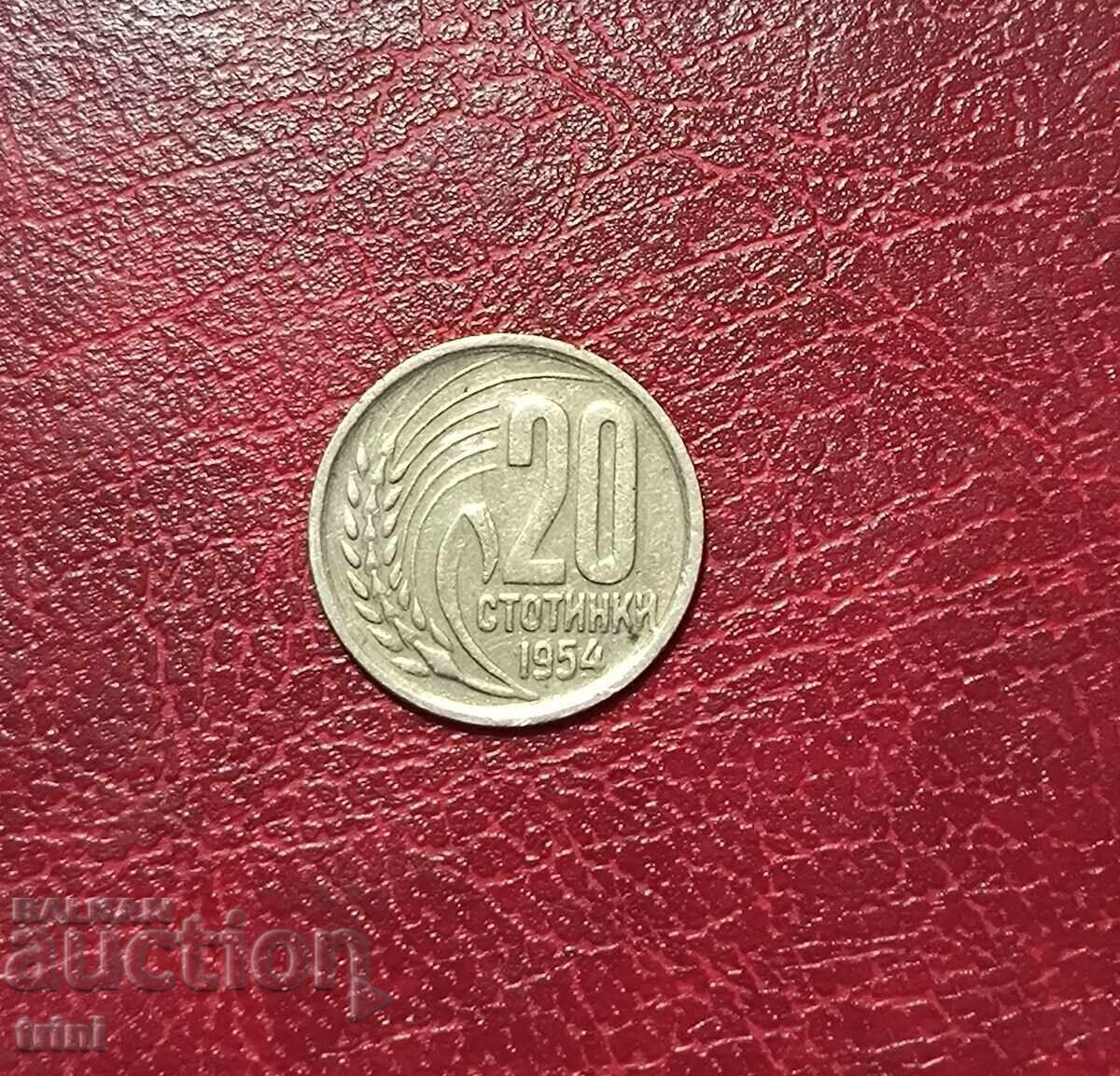 20 de cenți 1954 20 de cenți 1954