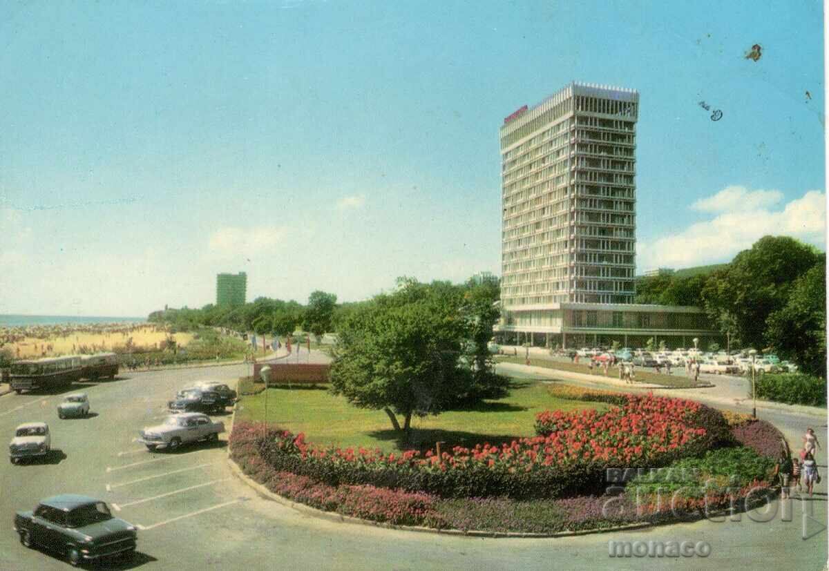 Old postcard - Golden Sands, hotel "International" Old postcard - Golden Sands, hotel "International"