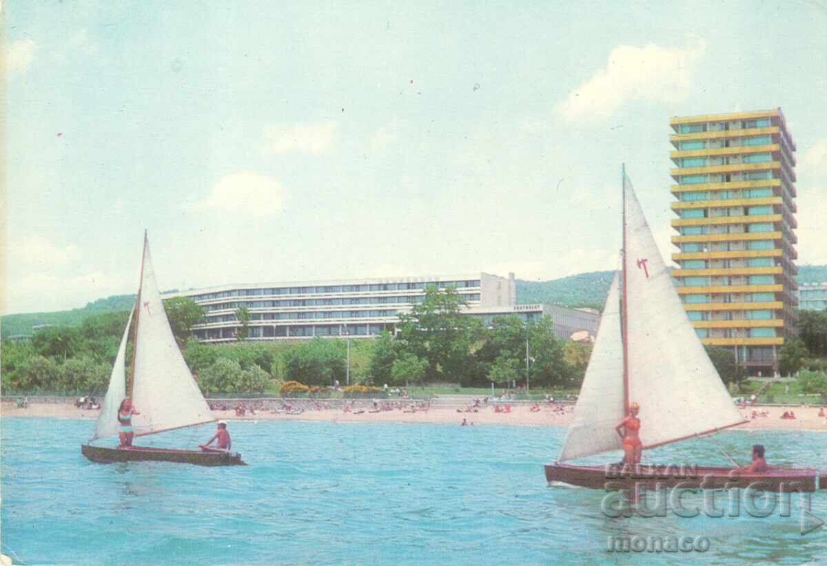 Παλιά καρτ ποστάλ - Χρυσή Άμμος, ξενοδοχεία "Ambassador" και "Moskva" Παλιά καρτ ποστάλ - Χρυσή Άμμος, ξενοδοχεία "Ambassador" και "Moskva"