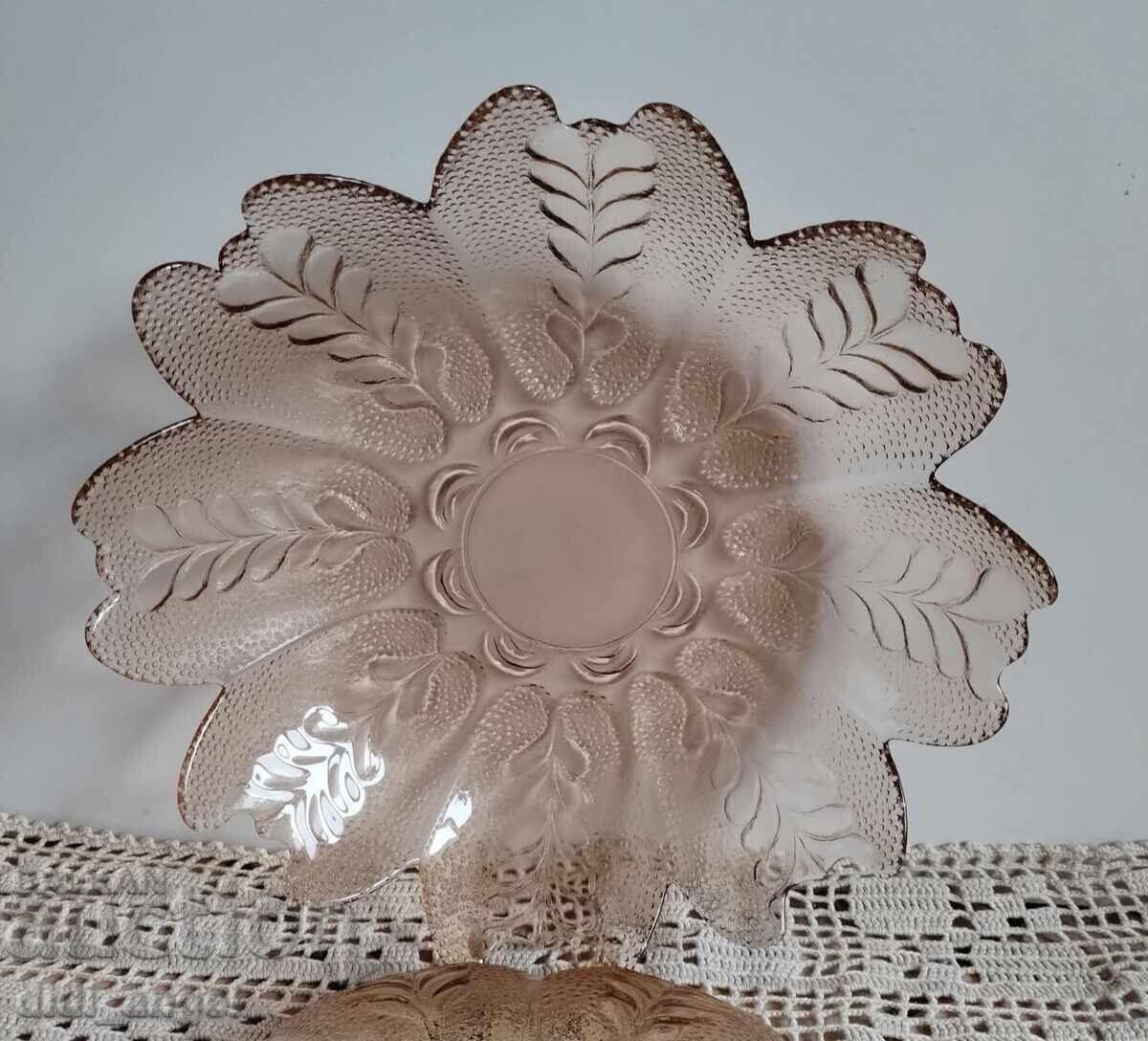 Γυάλινη φρουτιέρα