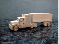 Декоративно дървено камионче с ремарке DMAR 283