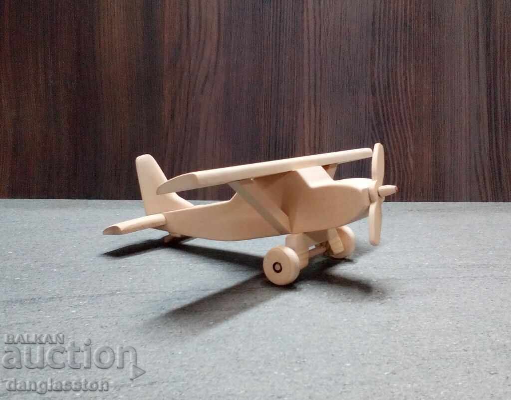 Decorative wooden airplane DMAR 6524n