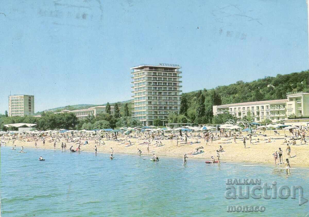 Παλιά καρτ ποστάλ - Χρυσή Ακτή, ξενοδοχείο "Βερολίνο"