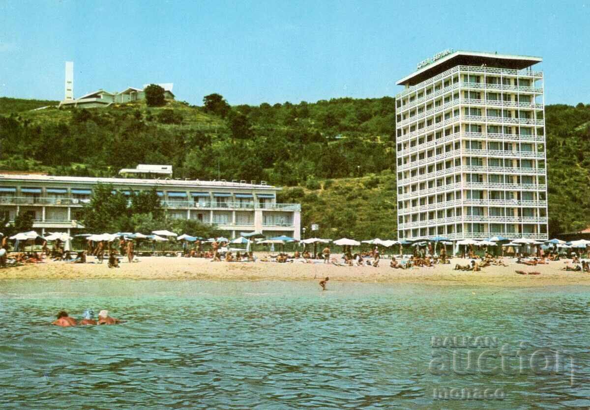 Carte poștală veche - Nisipurile de Aur, hotelul "Berlin"