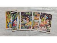 RUSSIAN TALE K.S. BOKAREV PALEKH P.K. LOT 9 PIECES