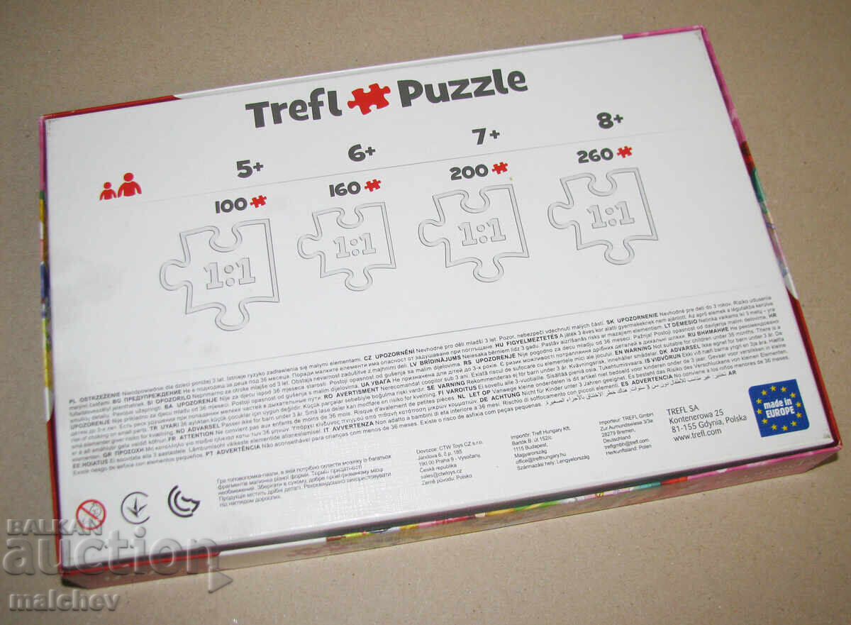 Delivery of Trefl Disney Princesses Puzzle, 160 pieces, excellent Delivery of Trefl Disney Princesses Puzzle, 160 pieces, excellent