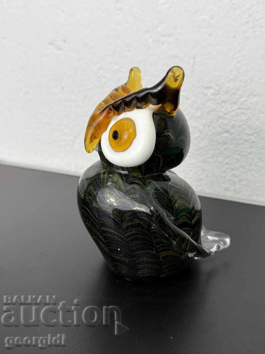 Licitație Bufniță / Cucuvea de sticlă Murano. №7423