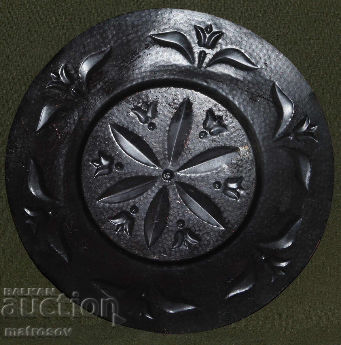 Farfurie de cupru placată, decorațiune de perete - 6 Farfurie de cupru placată, decorațiune de perete - 6