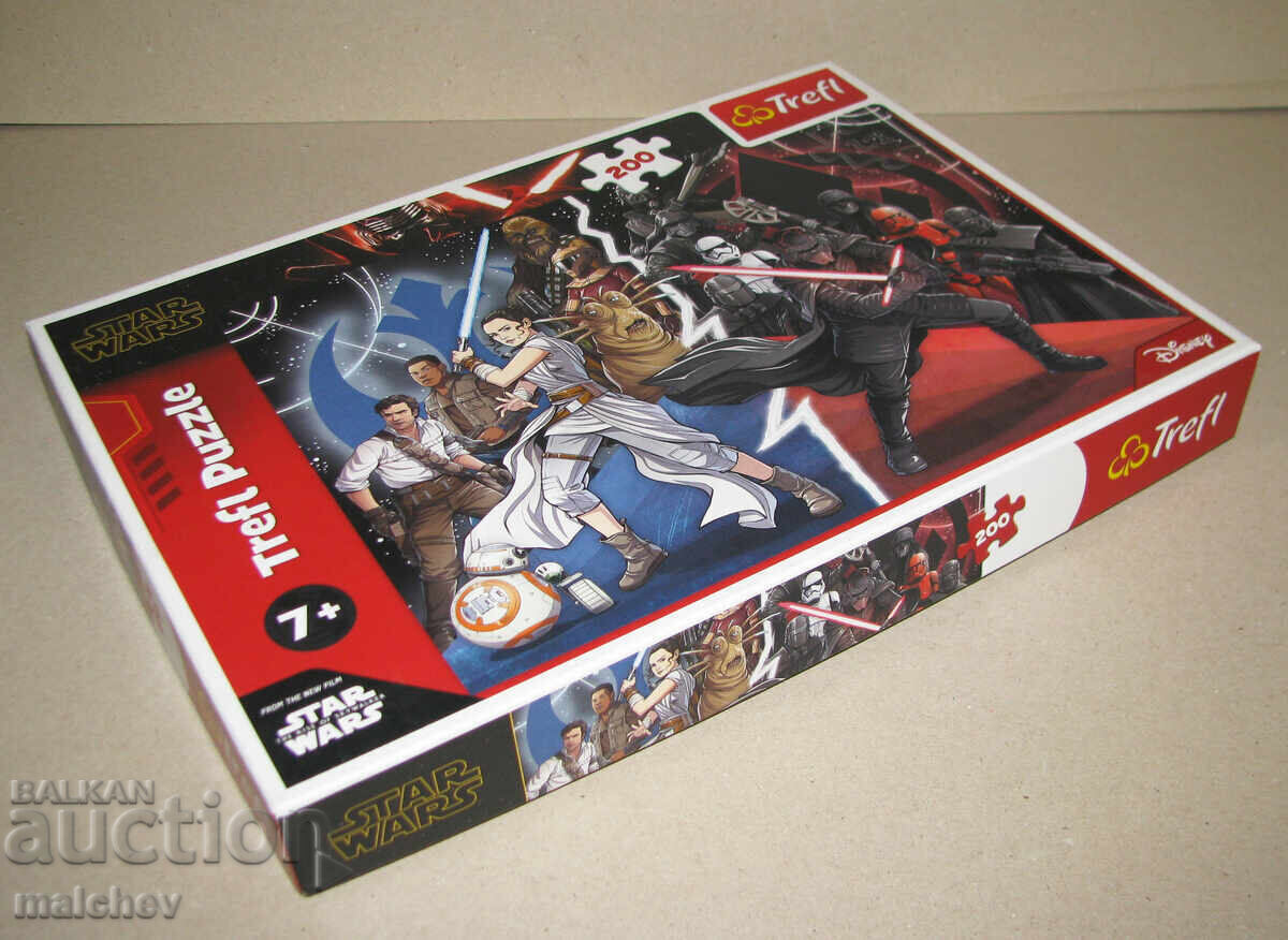 Trefl Star Wars Jigsaw Puzzle, 200 pieces, excellent with price 5.00 BGN | € 2.56 Trefl Star Wars Jigsaw Puzzle, 200 pieces, excellent with price 5.00 BGN | € 2.56