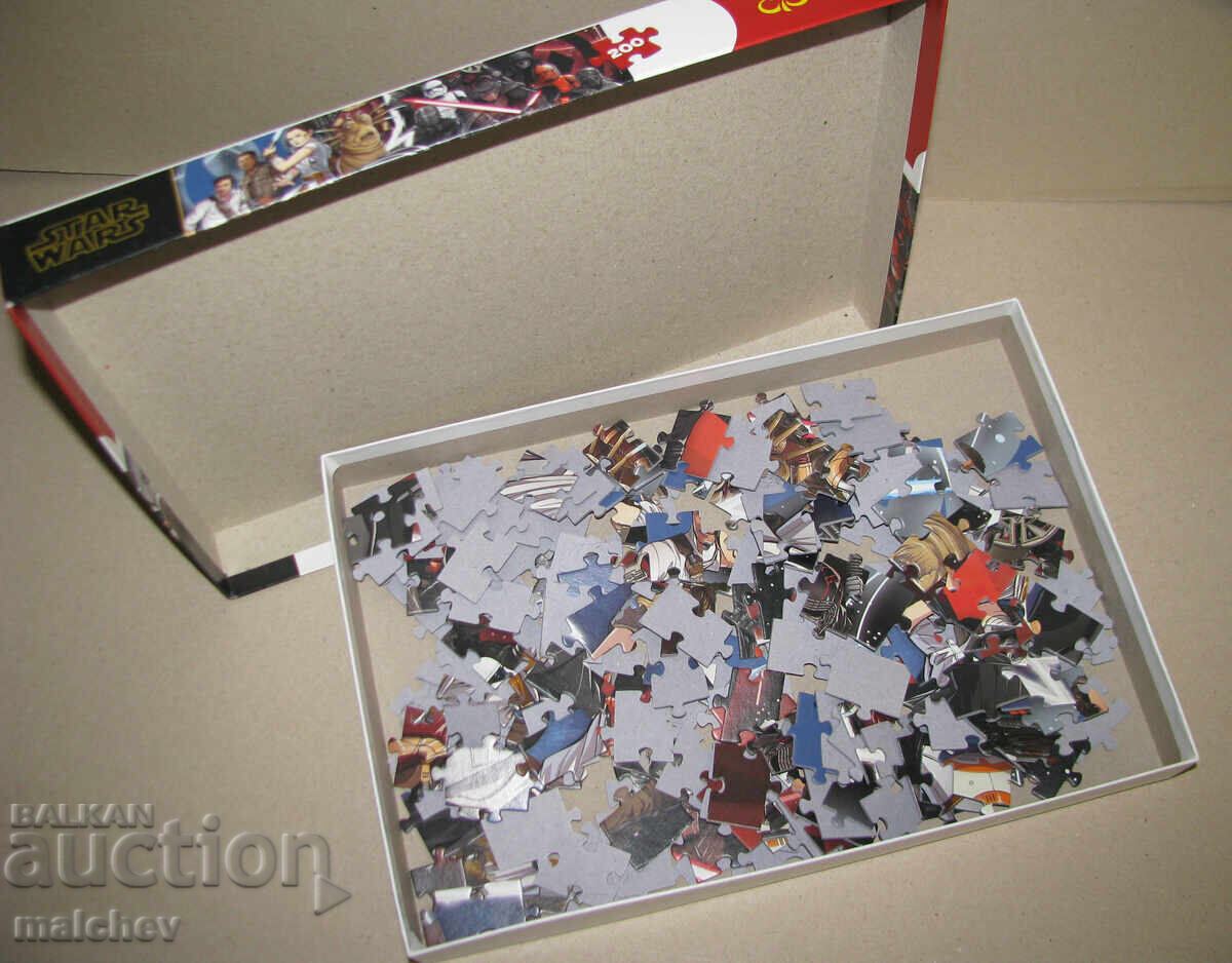 Auction Trefl Star Wars Jigsaw Puzzle, 200 pieces, excellent Auction Trefl Star Wars Jigsaw Puzzle, 200 pieces, excellent
