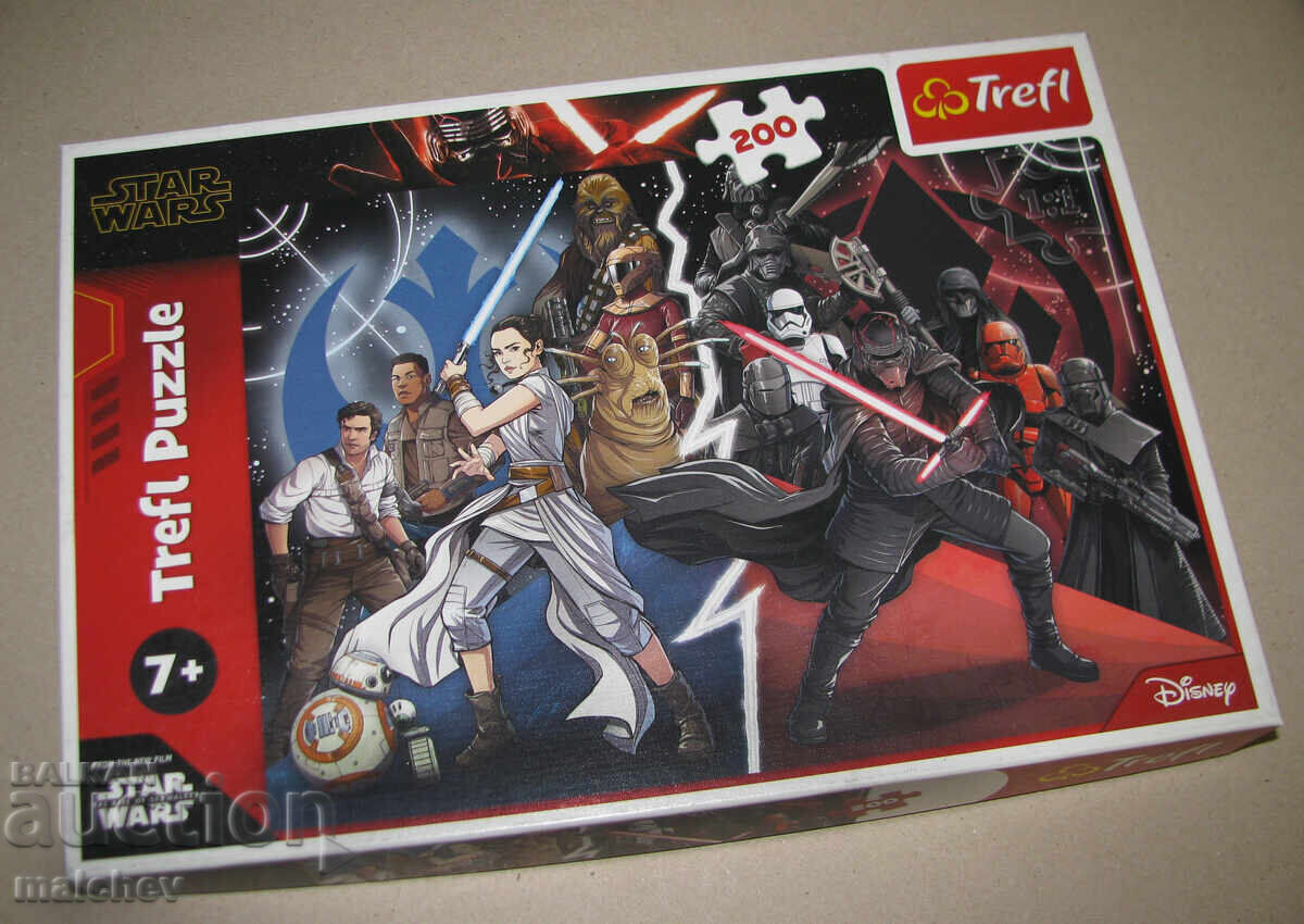 Trefl Star Wars Jigsaw Puzzle, 200 pieces, excellent Trefl Star Wars Jigsaw Puzzle, 200 pieces, excellent