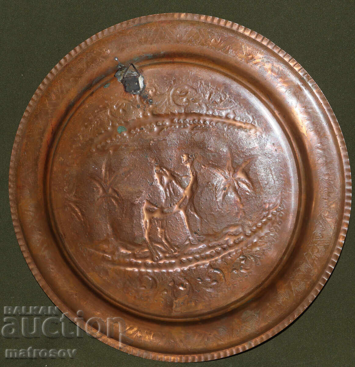 Handmade copper plate wall decoration - 5 Handmade copper plate wall decoration - 5