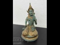 Figurină de bronz a zeiței - Saraswati. №7424