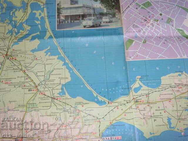 Tourist Map of Crimea 1976 - 5 Tourist Map of Crimea 1976 - 5