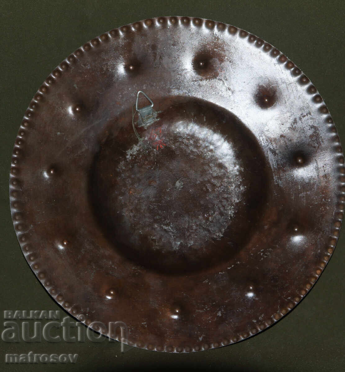 Copper plate plaque wall decoration - 7