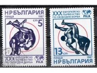 1987. Βουλγαρία. XXX Ευρωπαϊκό πρωτάθλημα ελευθέρας πάλης