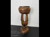 Африканска поставка за цветя / пепелник. №7426